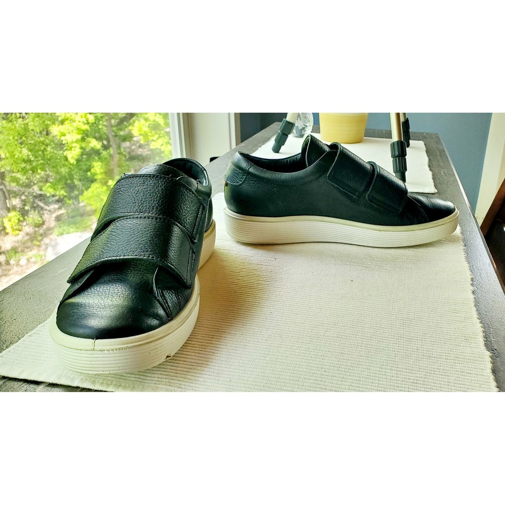ECCO Soft 8 Womens Black Pebbled Leather Sneakers Shoes 39 US 8-8.5 - Picture 4 of 8